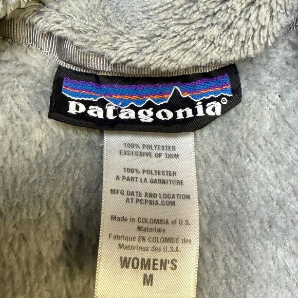Patagonia Re-Tool Snap-T Fleece Women’s Medium Feather Gray EUC - Picture 4 of 9